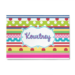 Ribbons 4' x 6' Indoor Area Rug (Personalized)