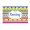 Ribbons 4' x 6' Indoor Area Rug (Personalized)