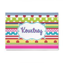 Ribbons 4' x 6' Patio Rug (Personalized)