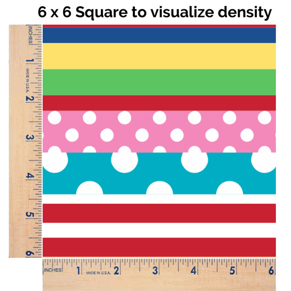 Ribbons 6x6 Swatch of Fabric