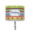 Ribbons 8" Drum Lampshade - ON STAND (Poly Film)