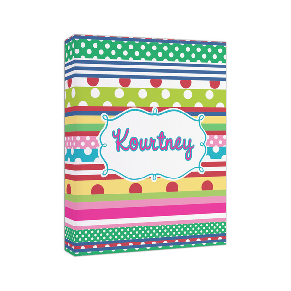 Ribbons 8x10 - Canvas Print - Angled View