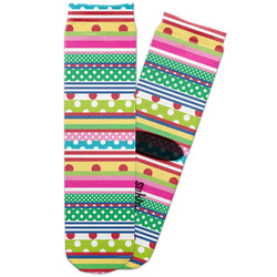 Ribbons Adult Crew Socks (Personalized)