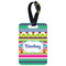 Ribbons Aluminum Luggage Tag (Personalized)