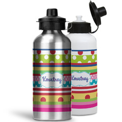 Ribbons Water Bottles - 20 oz - Aluminum (Personalized)