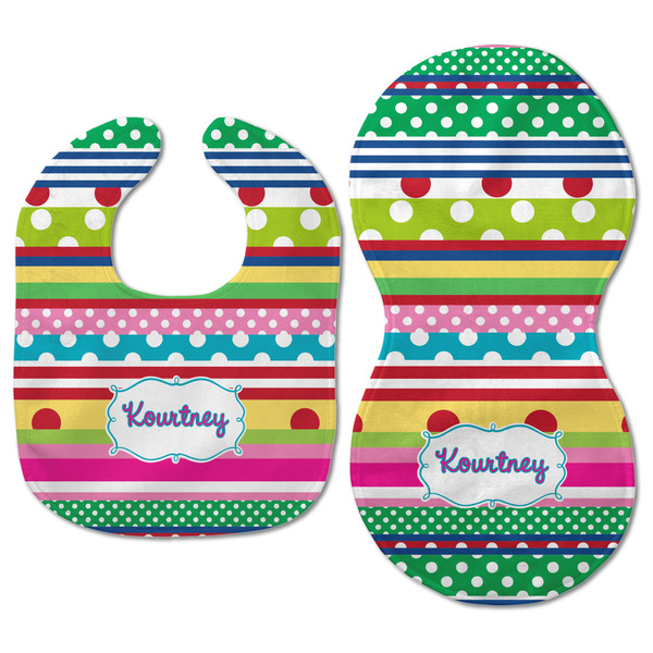Ribbons Baby Bib & Burp Set - Approval (new bib & burp)