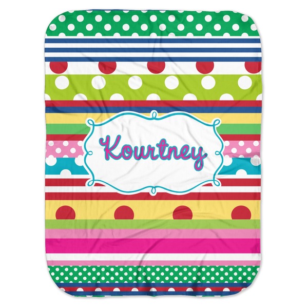 Custom Ribbons Baby Swaddling Blanket (Personalized)