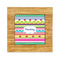 Ribbons Bamboo Trivet with 6" Tile - FRONT