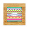 Ribbons Bamboo Trivet with Ceramic Tile Insert (Personalized)