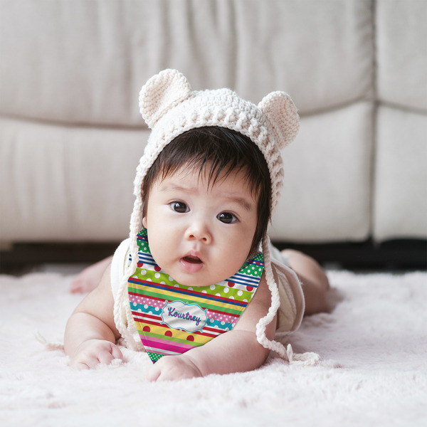 Ribbons Bandana Bib - (Lifestyle 2 girl)