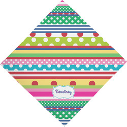 Ribbons Dog Bandana Scarf w/ Name or Text