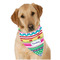 Ribbons Dog Bandana Scarf w/ Name or Text