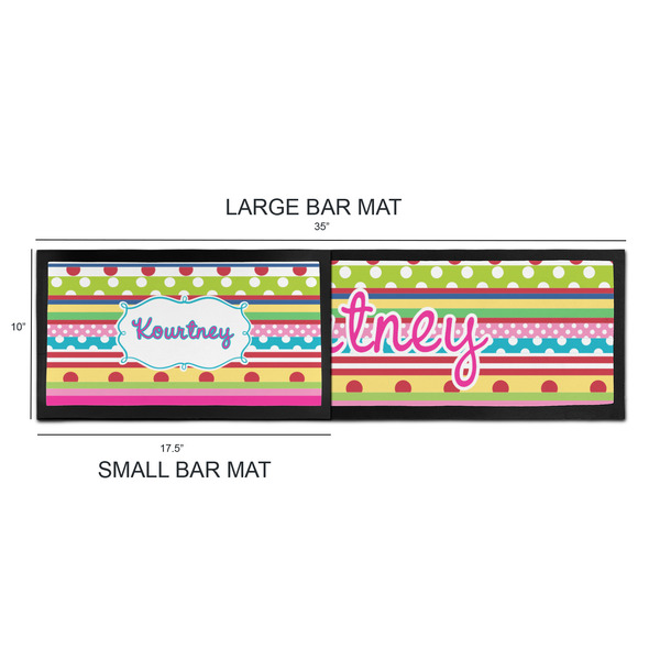 Ribbons Bar Mats - Sizing Chart