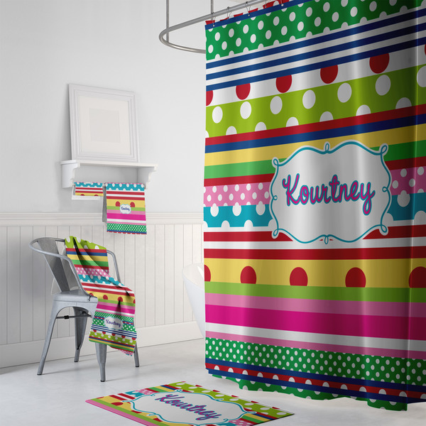 Ribbons Bath Towel Sets - 3-piece - In Context