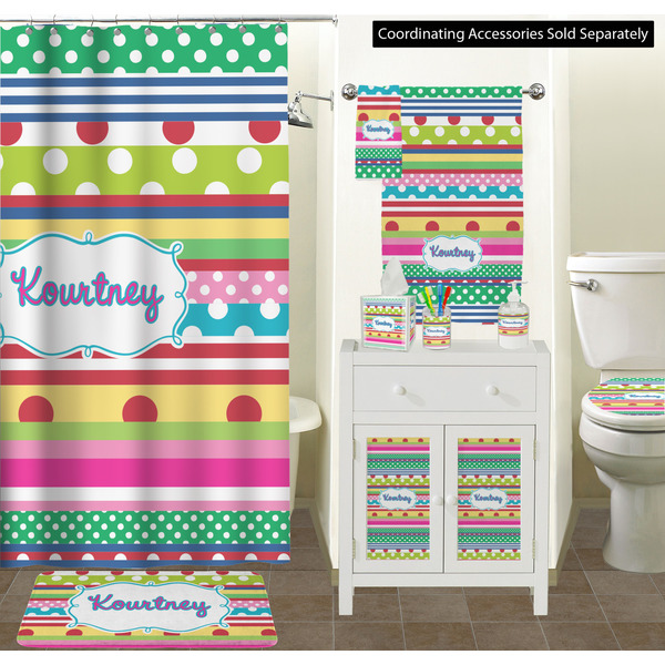 Ribbons Bathroom Scene