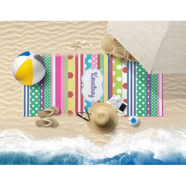 Ribbons Beach Towel Lifestyle