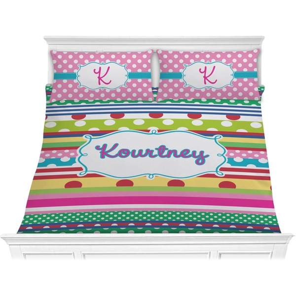 Custom Ribbons Comforter Set - King (Personalized)