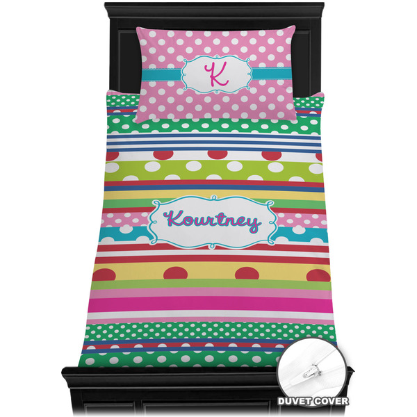 Ribbons Bedding Set (TwinXL) - Duvet