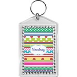 Ribbons Bling Keychain (Personalized)