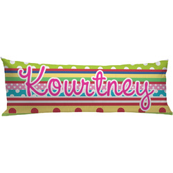 Ribbons Body Pillow Case (Personalized)