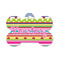 Ribbons Bone Shaped Dog ID Tag - Small (Personalized)