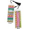 Ribbons Bookmark with tassel - Front and Back