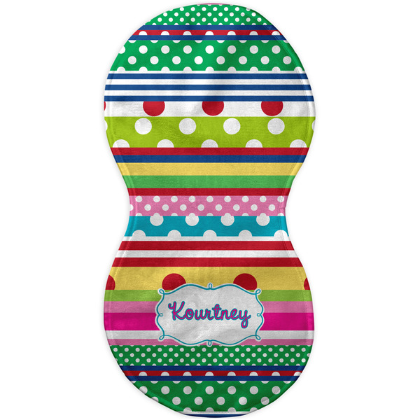 Ribbons Burp Peanut Shaped Flat