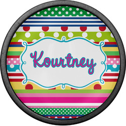 Ribbons Cabinet Knob (Black) (Personalized)