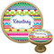 Ribbons Cabinet Knob - Gold (Personalized)