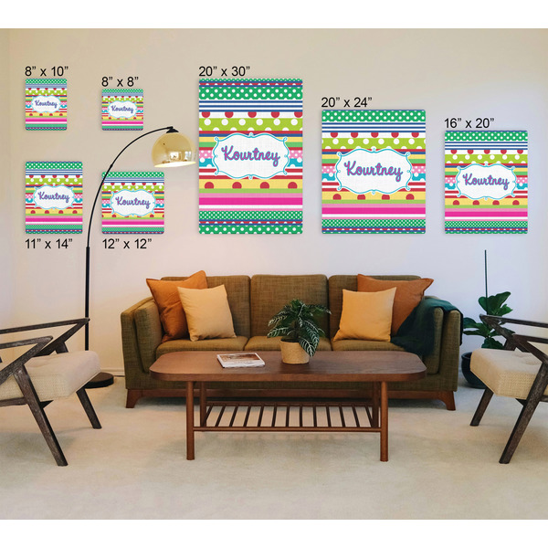 Ribbons Canvas Prints - Multiple Sizes