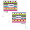 Ribbons Car Flag - 11" x 8" - Front & Back View