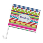 Ribbons Car Flag - Large (Personalized)