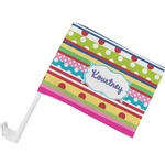Ribbons Car Flag - Small w/ Name or Text