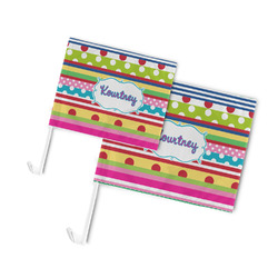 Ribbons Car Flag (Personalized)