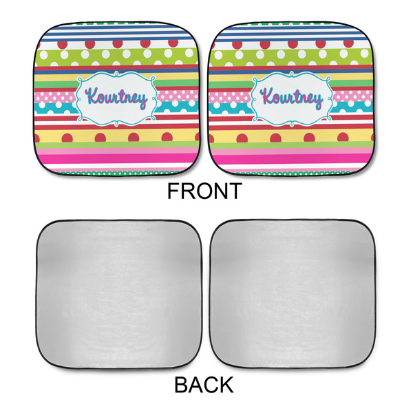 Ribbons Car Sun Shades - APPROVAL