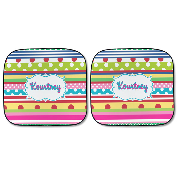 Ribbons Car Sun Shades - FRONT