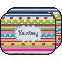 Ribbons Car Floor Mats (Back Seat) (Personalized)