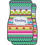 Ribbons Car Floor Mats (Personalized)