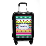 Ribbons Carry On Hard Shell Suitcase (Personalized)