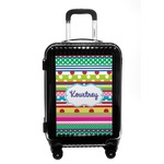 Ribbons Carry On Hard Shell Suitcase (Personalized)