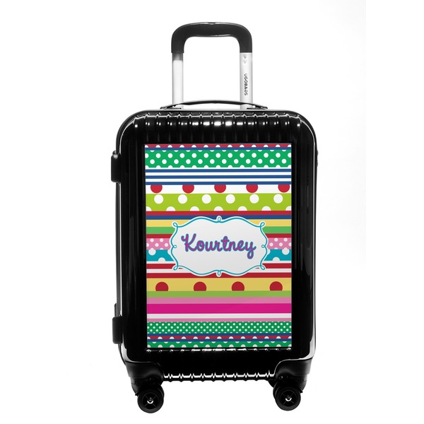 Custom Ribbons Carry On Hard Shell Suitcase (Personalized)
