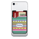 Ribbons 2-in-1 Cell Phone Credit Card Holder & Screen Cleaner (Personalized)