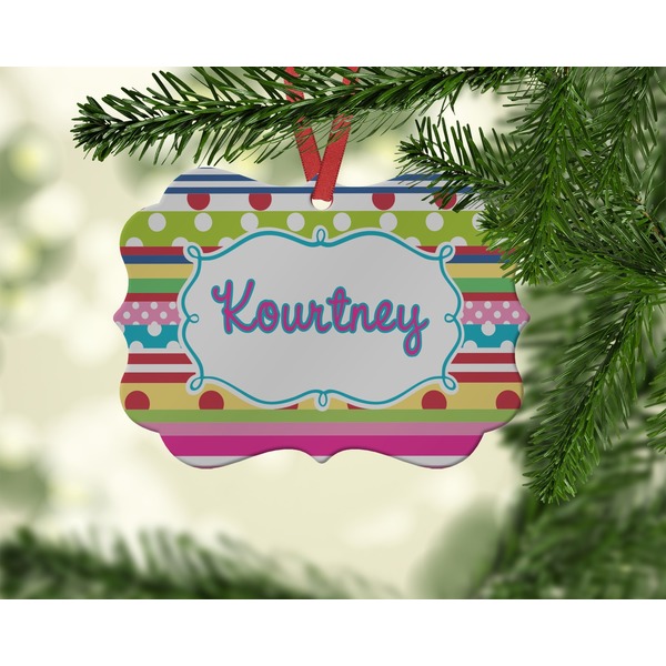 Ribbons Christmas Ornament (On Tree)