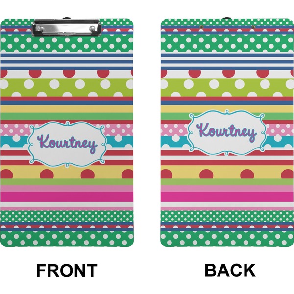 Ribbons Clipboard (Legal) (Front + Back)