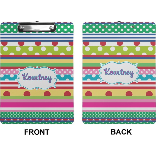 Ribbons Clipboard (Letter) (Front + Back)