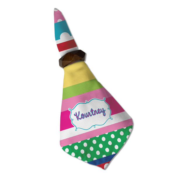 Ribbons Cloth Napkins - Personalized Dinner (Folded in Ring) (MAIN)