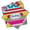 Ribbons Cloth Napkins - Personalized Lunch (PARENT MAIN Set of 4)