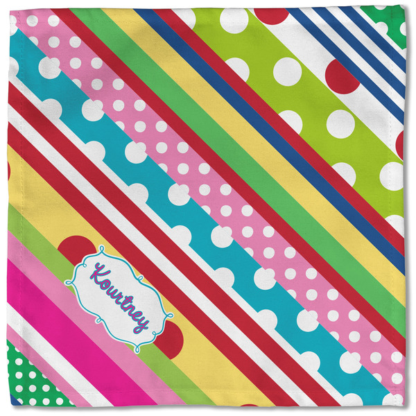 Ribbons Cloth Napkins - Personalized Lunch (Single Full Open)