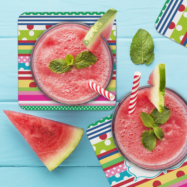 Ribbons Coaster Set - LIFESTYLE