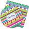 Ribbons Rubber Backed Coaster (Personalized)